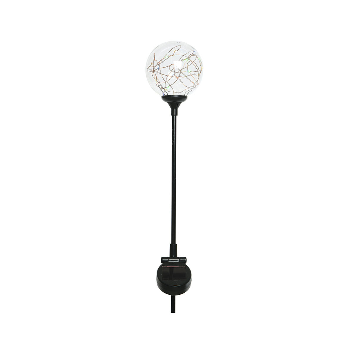 Garden Torch Lumineo Solar Black (10 x 72 cm)
