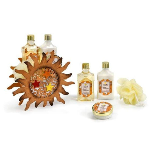 Bath Set Lorenay Bon Matin Floral Bouquet (4 pcs)
