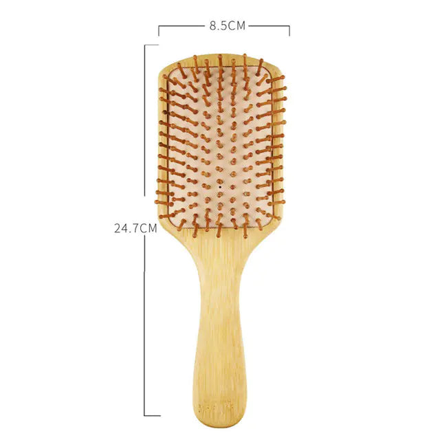 Eco-Friendly Bamboo Airbag Comb for Household Use
